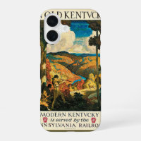 Vintage NC Wyeth Travel Poster, In Old Kentucky