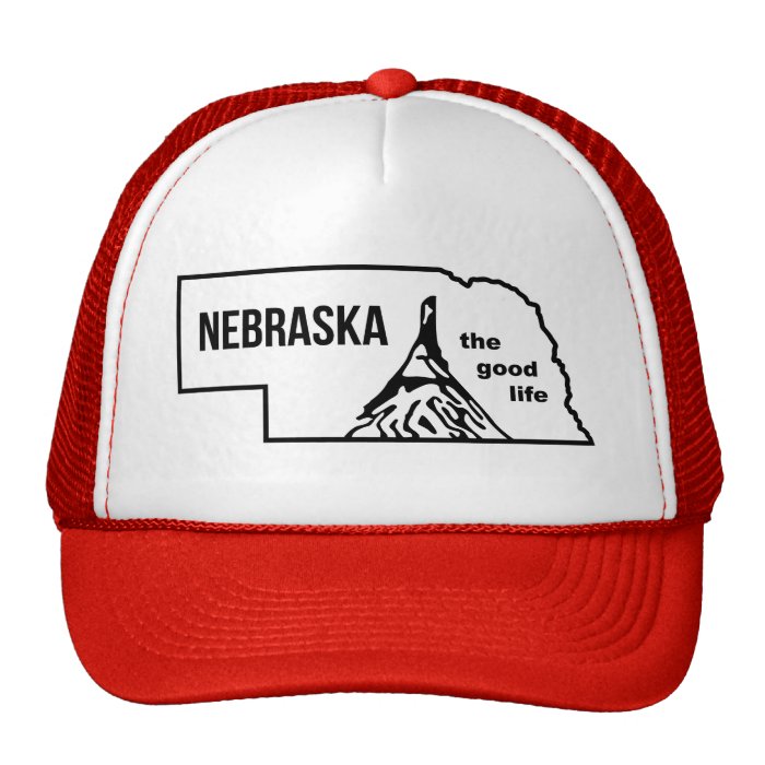 Vintage Nebraska Good Life Mudflap Hat