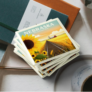 Vintage Nebraska Magnet