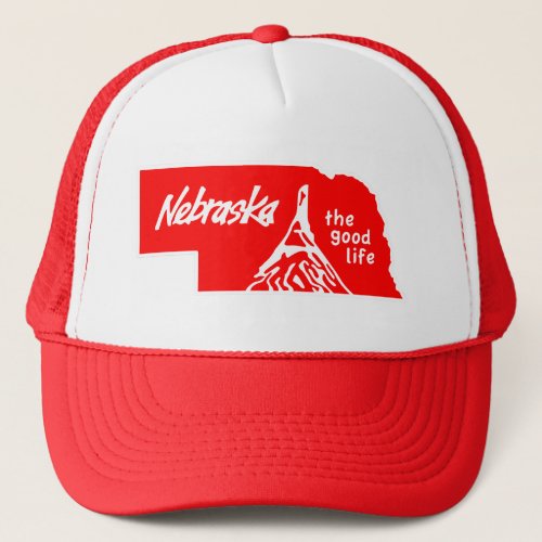 Vintage Nebraska the good life Hat