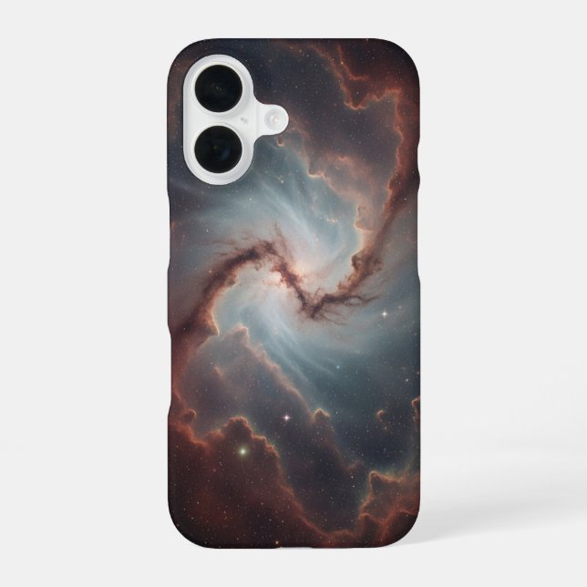 Vintage Nebula in Space iPhone Case (Back)