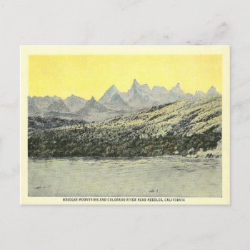 Vintage Needles California Postcard by thedustyattic at Zazzle