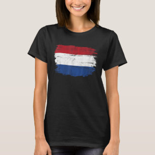 Vintage Netherlands Flag For Dutch T-Shirt
