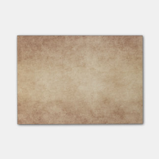 Vintage Neutral Brown Tan Parchment Antique Paper Post-it Notes