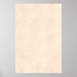 Vintage Neutral Parchment Beige Antique Paper Temp Poster