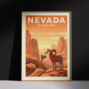 Vintage Nevada Poster