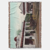 Vintage Nevada Throw Blanket (Front Vertical)