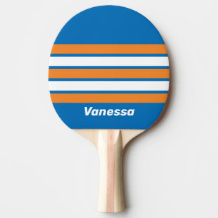 Vintage New Amsterdam Across Striping with Name Ping Pong Paddle