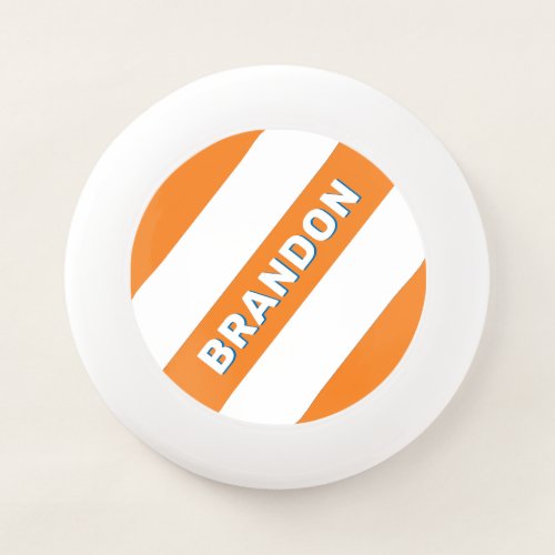 Vintage New Amsterdam Bold Stripes with Name Wham-O Frisbee