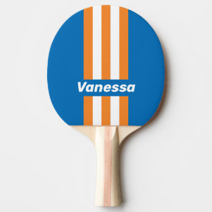 Vintage New Amsterdam Pin Stripes with Name Ping Pong Paddle