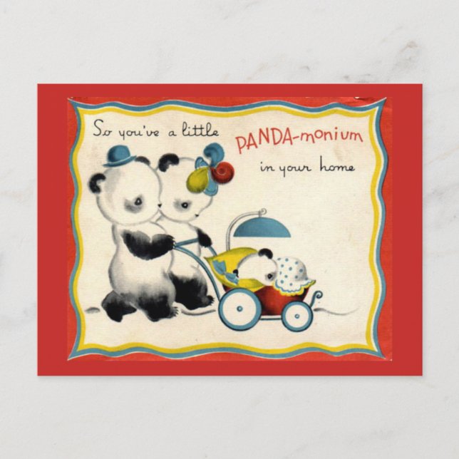 Vintage New Arrival Postcard (Front)