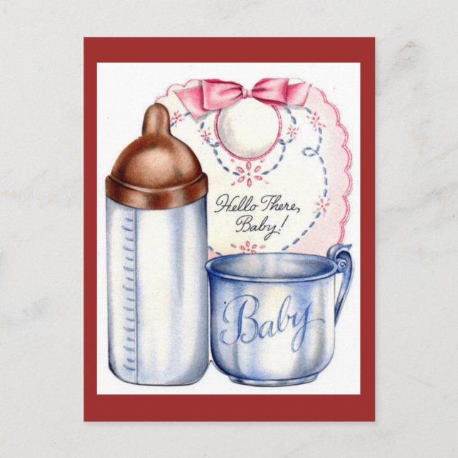 Vintage New Arrival Postcard (Front)