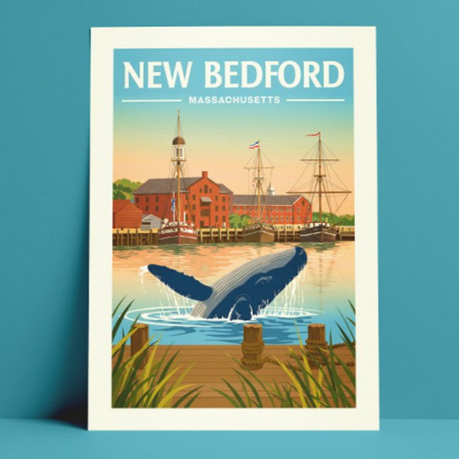 Vintage New Bedford Massachusetts Postcard (Creator Uploaded)