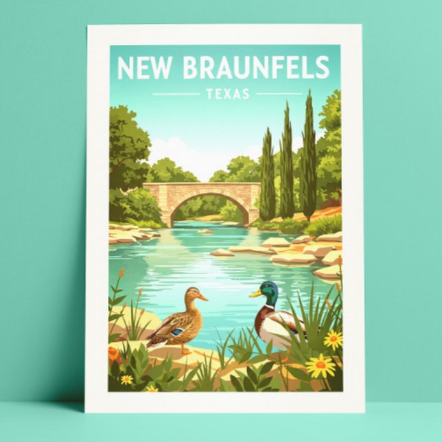 Vintage New Braunfels Texas Postcard (Creator Uploaded)