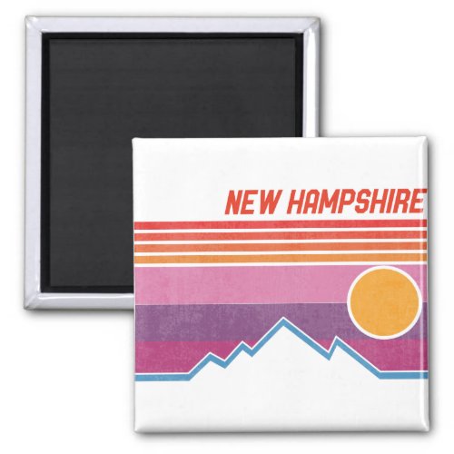 Vintage New Hampshire NH Granite State Souvenir Magnet