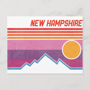 Vintage New Hampshire NH Granite State Souvenir Postcard