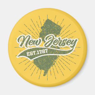 Vintage New Jersey Magnet