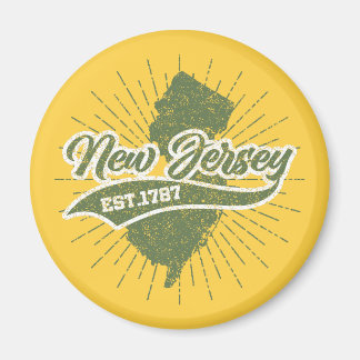 Vintage New Jersey Magnet