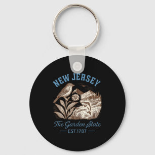 Vintage New Jersey The Garden State Keychain