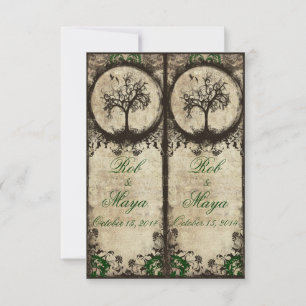 Vintage New Life Bookmarks Wedding Favor