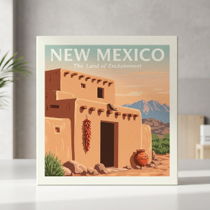 Vintage New Mexico Ceramic Tile