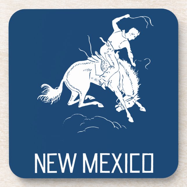 Vintage New Mexico Drink Coaster (Front)