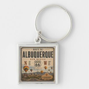 Vintage New Mexico Highway Accessory Keychain