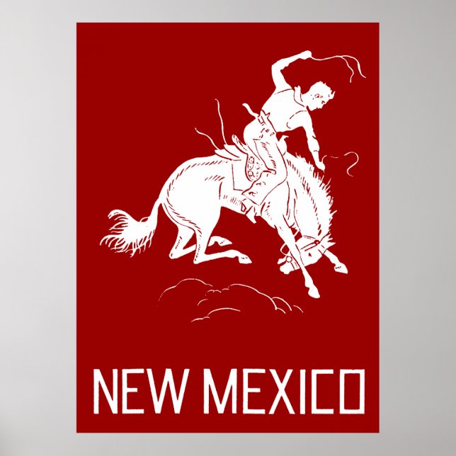 Vintage New Mexico Poster (Front)