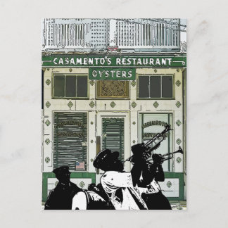 Vintage New Orleans Brass Band Postcard