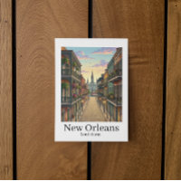 Vintage New Orleans Louisiana French Quarter
