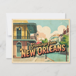 Vintage New Orleans Postcard | Greetings from