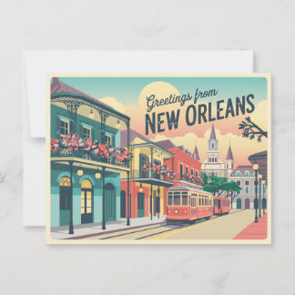 Vintage New Orleans Postcard | Greetings from
