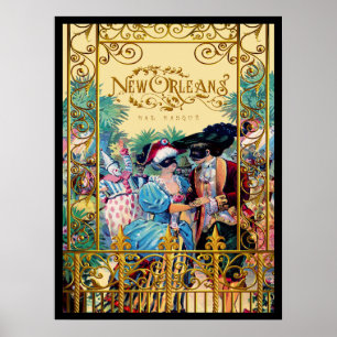 Vintage New Orleans Poster