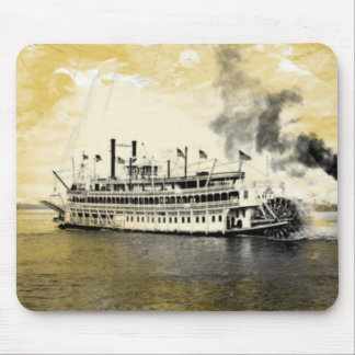 Vintage New Orleans Stern Wheeler Mouse Pad