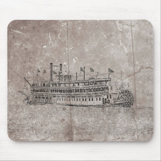 Vintage New Orleans Stern Wheeler Mouse Pad