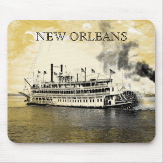 Vintage New Orleans Stern Wheeler Mouse Pad