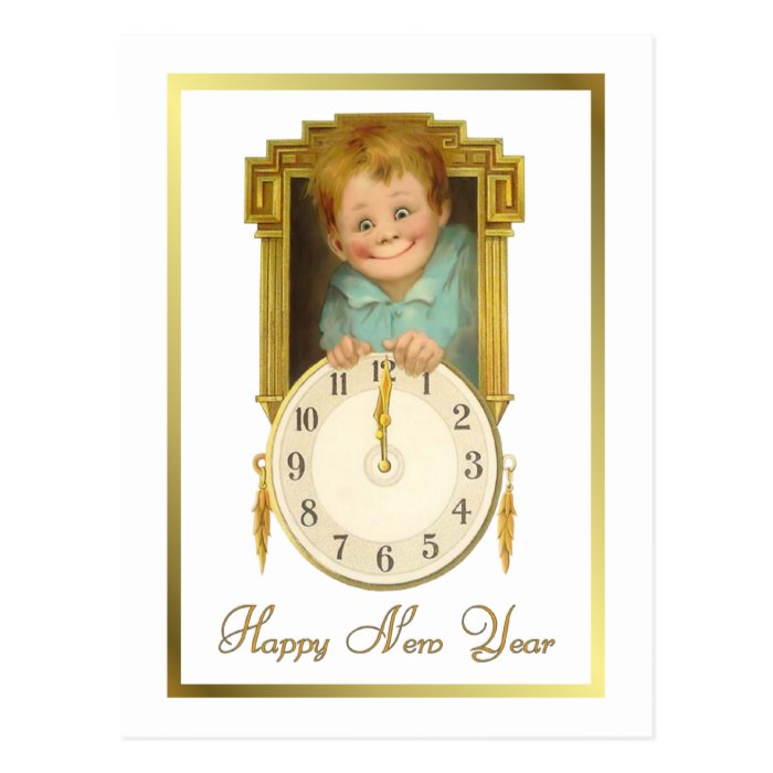 Vintage New Year Post Cards