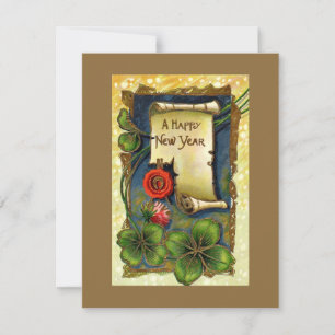 Vintage New Years Eve Party Invitation