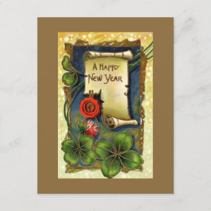 Vintage New Years Eve Party Invitation