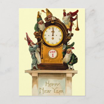 Vintage New Years Eve Postcard by Vintage_Gifts at Zazzle