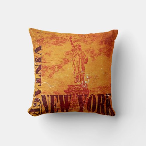 Vintage New York 2 _ Pillow