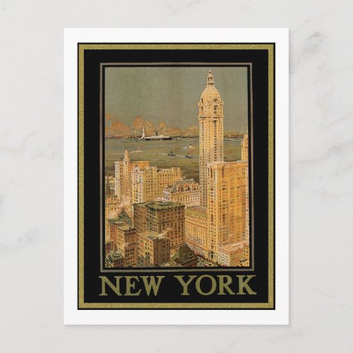 Vintage New York  2 Postcard