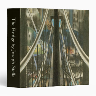 Vintage New York Architecture, Brooklyn Bridge 3 Ring Binder