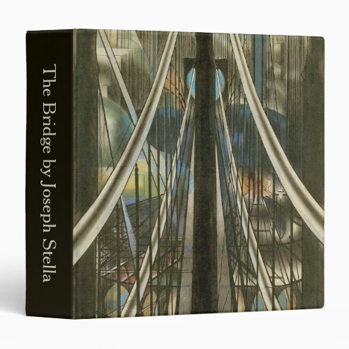 Vintage New York Architecture Brooklyn Bridge 3 Ring Binder