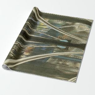 Vintage New York Architecture, Brooklyn Bridge Wrapping Paper