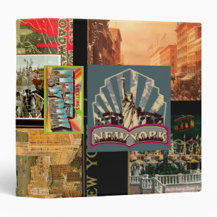 Vintage New York Binder