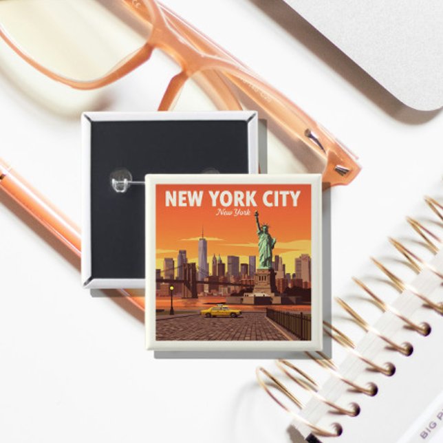 Vintage New York Button (Creator Uploaded)
