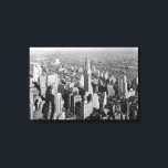 Vintage New York City Art Deco Skyscraper Canvas Print<br><div class="desc">Show your love of New York City with this vintage photograph of midtown Manhattan.</div>