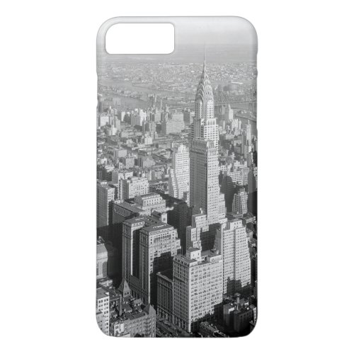 Vintage New York City Art Deco Skyscraper iPhone 8 Plus7 Plus Case