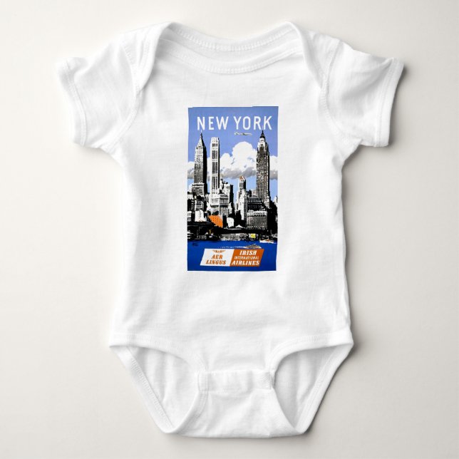 Vintage New York City Baby Bodysuit (Front)
